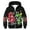 Black, variant on 67 shirt G'irls Cartoon Print Hooded Zip Up Jacket Long Sleeve Athletic Outerwear For K'ids Casual Warm Lined Coat