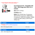 thumbnail image 2 of A/C Compressor Kit - Compatible with 1998 - 2002 Dodge Ram 2500 5.9L 6-Cylinder 1999 2000 2001, 2 of 2
