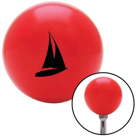 American Shifter Black Sail Boat Red Shift Knob with M16 x 1.5 Insert Shifter Auto Manual Custom