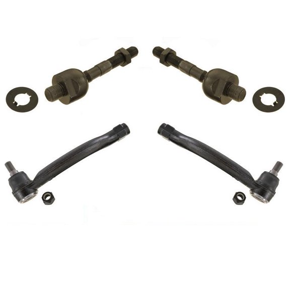 4 Pcs Front Inner & Outer Tie Rods Set for Acura TL 3.2L 2004-2008
