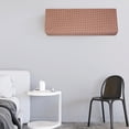 thumbnail image 5 of Uxcell Air Conditioner Cover Indoor AC Cover Knitted Dustproof Dust Covers for Wall Mount Split Air Conditioner Brown 34.6", 5 of 6