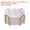 Purple, variant on Unique Bargains Drink Coasters with Holder, 6pcs 4' - Cork Base Coasters for Drinks, Sandstone Style for Kinds of Cups (Pink)