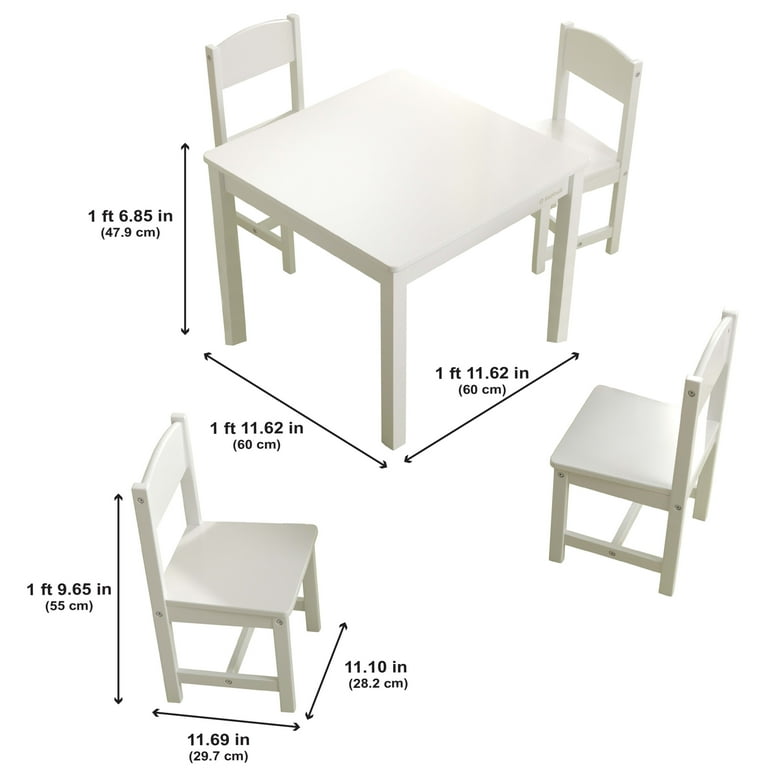 Kidkraft farmhouse table and chair set white store
