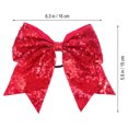 thumbnail image 3 of Soimiss Girls Hair Bows Bowknot Hair Loop Red 12pcs, 3 of 4