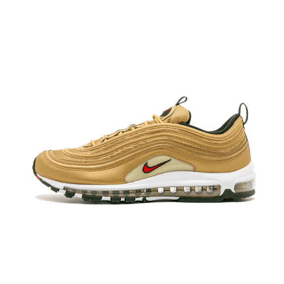 NIKE MENS Air Max 97 OG QS "Metallic Gold" 884421 700 from Stadium Goods