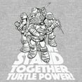 thumbnail image 2 of Men's Teenage Mutant Ninja Turtles We Stand Together Comic  Graphic Tee Athletic Heather Medium, 2 of 5