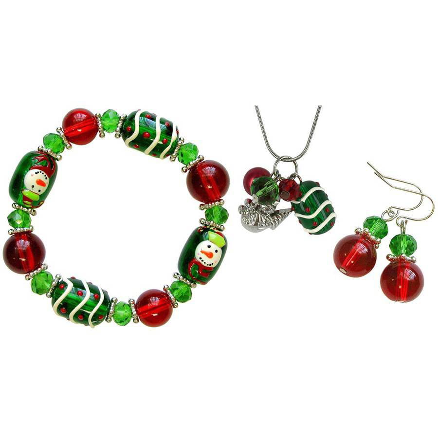 Holiday Bead Kit-Christmas Red & Green