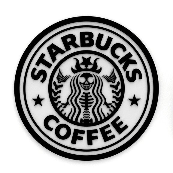 Clever Contraption Sign | Coffee Lovers Café Sign - Black & White