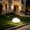 A, variant on YAMB Solar Simulated Pebble Ground Lights, Waterproof Rainproof Glass Outdoor Landscape Lamp, Auto On/Off LED Solar Pathway Light, Low Profile Easy Install Decor for Courtyard Garden Lawn
