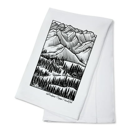 

Hoh Rainforest Washington Hurricane Ridge (100% Cotton Tea Towel Decorative Hand Towel Kitchen and Home)