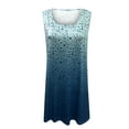 thumbnail image 4 of CEHVOM Women's Summer Casual Sleeveless Printed Vest Dresses, 4 of 5