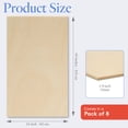 thumbnail image 2 of Baltic Birch Plywood 24 x 40 x 1/8 Inch - 3 mm Craft Wood, Pack of 8  B/BB Grade, Stronger Than Basswood Sheets or Balsa Wood, Perfect for Laser, CNC Cutting, Wood Burning, by Woodpeckers, 2 of 5