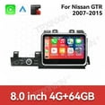 thumbnail image 2 of TPXINXIN 8 Pouces+9 Pouces Radio de Voiture Navigation GPS pour Nissan GT-R GTR R35 2007-2015 Android13 Autoradio Sans Fil Carplay Unité Principale Multimédia Panneau AC, 2 of 15
