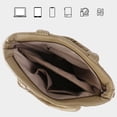 thumbnail image 3 of Bolso Hobo de plumón para mujer, bolso de hombro acolchado ligero, bolso de viaje (caqui), 3 of 9