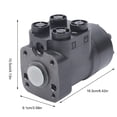 thumbnail image 3 of Heavy Duty Hydraulic Power Steering Pump Unit For Eaton 211-1009 & Char-Lynn 211-1009-001, 3 of 9