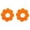 Orange, variant on Adjustable Cat Recovery Collar Cute Flower Neck Cone After Surgery Set of 2 for Kitten Cats Anti Bite Lick Wound Healing Soft for Puppy Rabbits Sunflower for Dogs
