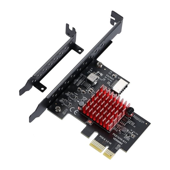 PCIE USB 3.1 GEN2 Type-E Expansion Card,10Gbps PCI Express 3.0 1X to 20Pin Front Panel Type C Connector for /8