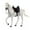 22-White, variant on Leyfeng Horse Figurines, Homemade Articulated Reinforced Horse Models, Main Body White Horse Brown Horse Handmade Model Jewelry