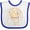 White and Royal, variant on Inktastic Newborn Infant Baby Girls I Love My Big Sister Boys or Girls Baby Bib