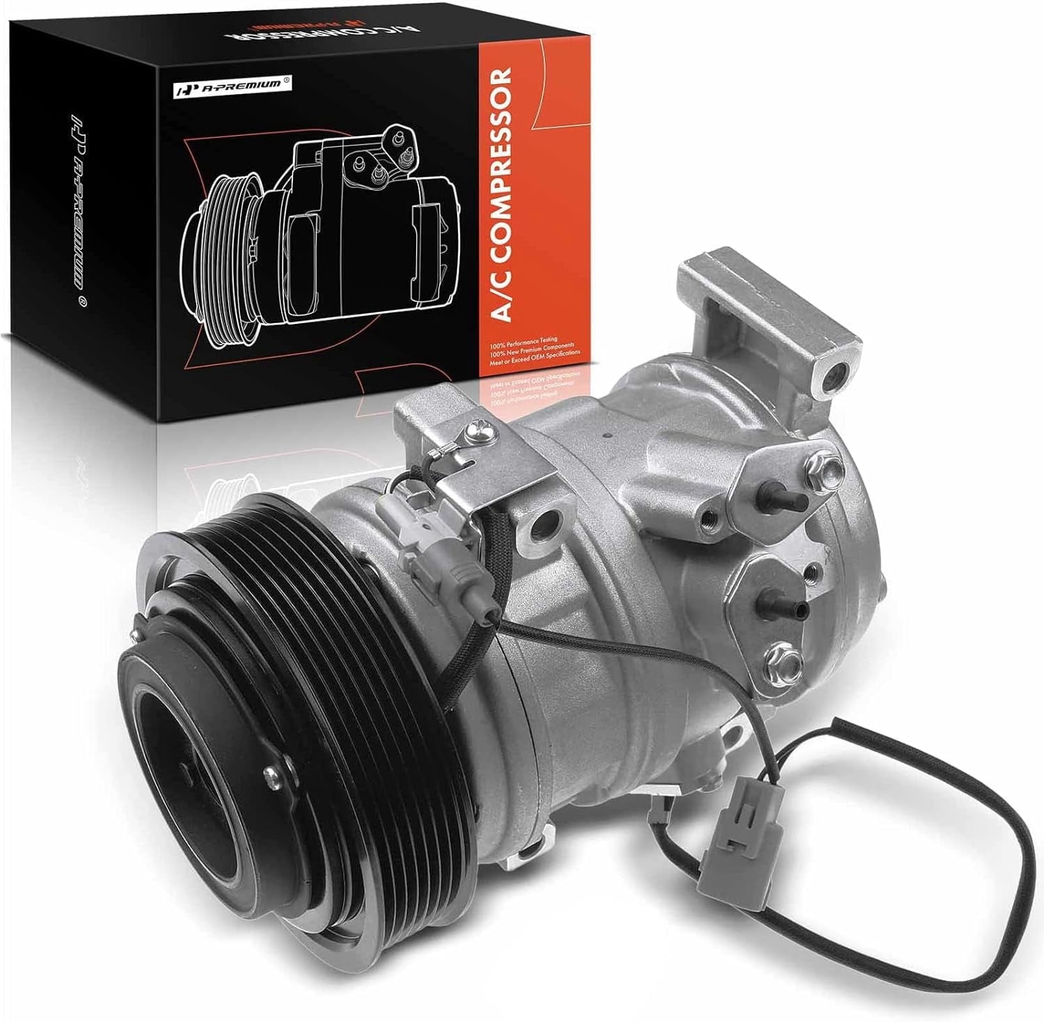 Denso 471-1312 New Compressor with Clutch Fits select: 1994-2001