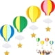 thumbnail image 5 of Yuarrent Suministros de fiesta de 4 piezas, globo aerostático, decoración colgante para celebración llena de diversión, amplia aplicación Decoración del hogar tipo 2, 5 of 6