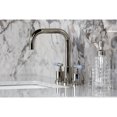 thumbnail image 2 of Kingston Brass FSC8939KPS Verona Widespread Bathroom Faucet with Brass Pop-Up in Polished Nickel, 2 of 8