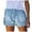 Sky Blue, variant on Womens High Waisted Denim Shorts Jeans Shorts Summer Pants Sexy Slim Hole pants Girls Bottoms Shorts