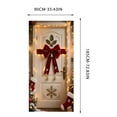 thumbnail image 3 of Boovnll Christmas Door Cover, 35x73" Merry Christmas Santa Claus Banner Christmas Door Covers Hanging Backdrop for Winter Holiday Front Door Party Decor, Christmas Decorations Outdoor, 3 of 6