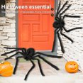 thumbnail image 3 of Araña luminosa gigante de Halloween 125CM Porche realista / Puerta / Patio / Decoraciones de césped JShteea El nuevo, 3 of 7