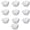 White, variant on Stcellnmex 10 Pack White EU To US Travel Plug Adapter Universal Electrical Outlet Power Connector Converter