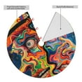 thumbnail image 2 of Sikiie Psychedelic Faces Colorful 30-48 inches {designName} Print Christmas Tree Skirt Snowman Xmas Tree Skirt with Edge Christmas Decorations for Holiday Party-30", 2 of 7