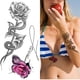 thumbnail image 1 of Ganfancp Sketch Tattoos Pegatinas Abstractas Rosas Flores Ofertas Del Día Sólo En Línea 1X Pegatina Tatuaje Flor, 1 of 1