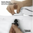 thumbnail image 2 of Kohler 7673-0 Sièges de Toilette, Blanc, 2 of 4