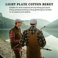 thumbnail image 4 of Newsboy Hats for Men Flat Cap Cotton Adjustable Breathable Irish Cabbie Ivy Driving Hunting Hat, 4 of 7