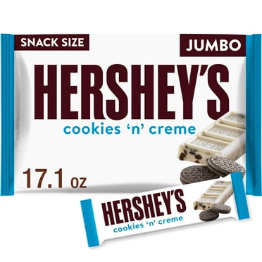 Hershey's Cookies 'n' Creme Snack Size Candy, Jumbo Bag 17.1 oz
