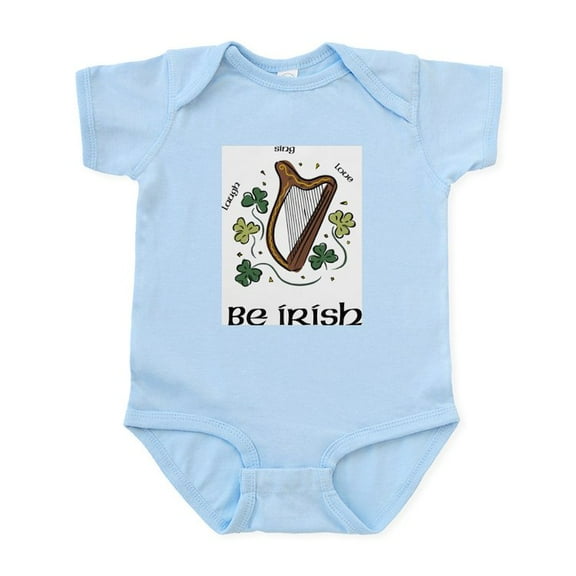 CafePress - Be IRISH Infant Bodysuit - Baby Light Bodysuit, Size Newborn - 24 Months