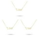 thumbnail image 2 of Collar del Zodiaco Libra de Qarigey Oro, 2 of 6
