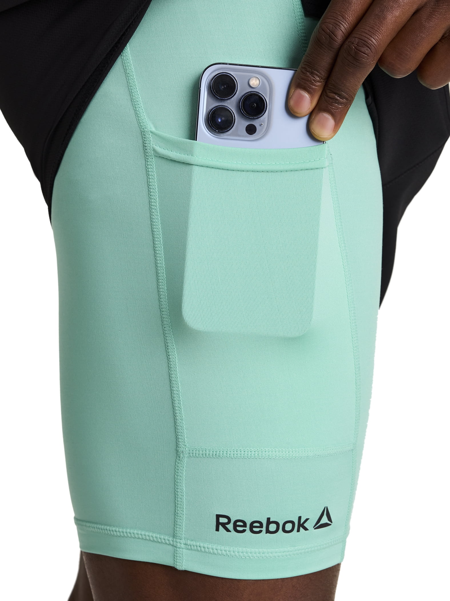 Reebok Men's and Big Men's Strength 2-IN-1 Woven Short 6" Inseam, Sizes S-3XL