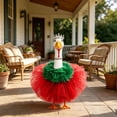 thumbnail image 6 of Goose Statue Decor Clothing Set,Porch Goose Outfit,23" Removable Hat Scarf Necklace Dress Accessory Suit for Outdoor Garden Scene Decoration,Red, 6 of 6