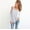 Gris Clair, variante sur Tralilbee Nouvelle Mode Tout-Match Manches Longues Femmes Col Rond Déchiré Manches Longues Chemise en Vrac Casual Sexy Vent Haut T-Shirt