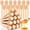 25PCS, variant on Konexial Acrylic Earring Display Stand Jewelry Retail Holder Arch Acrylic Holder for Studs Dangle Earrings Solid Hollow Sign Stand Jewelry Displays with Wooden Bases