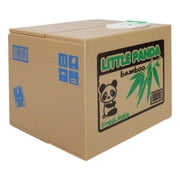 Whimsical Animated Hiding Panda Bear Coin Grabber Money Bank Box Sculpture