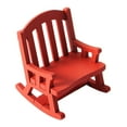 thumbnail image 6 of Almencla 4xDollhouse Rocking Chair Dollhouse Furniture Simulation Rocking Chair Red 4 Pcs, 6 of 8