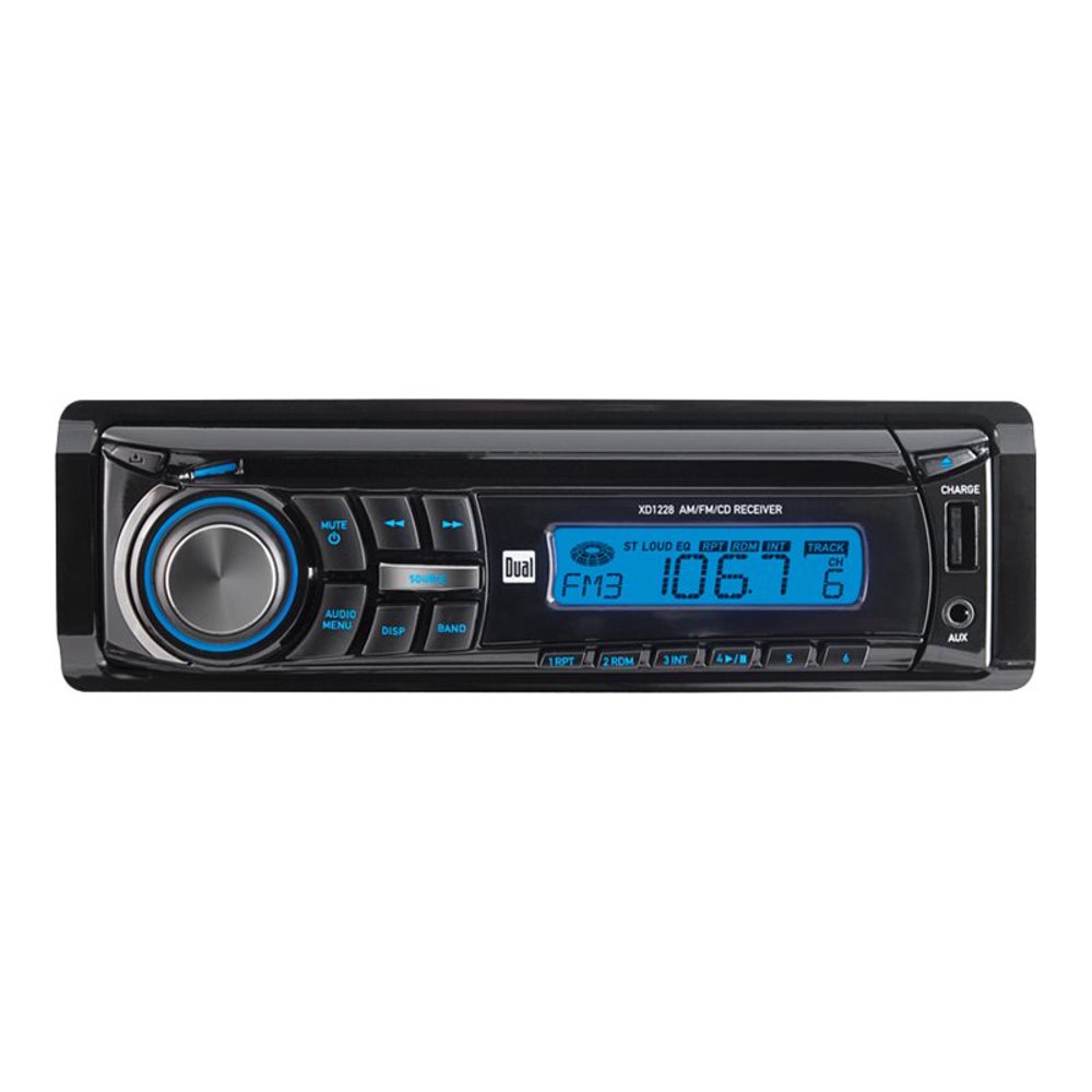 Dual XD1228 Car CD receiver indash SingleDIN 15 Watts x 4