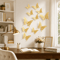 thumbnail image 2 of 12Pcs Butterfly Decorations,3 Sizes 3D Butterfly Removable Stickers Wall Decor Butterfly for Kids Bedroom Bathroom Living Room Birthday, 2 of 6