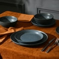 thumbnail image 3 of Stone Lain Elio 12-Piece Dinnerware Set Stoneware, Blue, 3 of 6