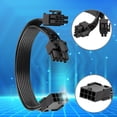 thumbnail image 3 of LAIQIEN GPU 8Pin Female to Two 8Pin (6+2) Male Mainboard Power Adapters Extension Cable, 3 of 6