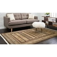 thumbnail image 3 of Unique Loom Fars Collection Tribal Modern Casual Area Rug, 3 Feet 3 Inch x 5 Feet 3 Inch, Brown/Beige, 3 of 5