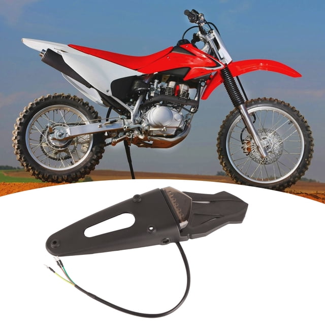 Lámpara de Freno de Cola del Guardabarros Trasero, 12 LED Duradero Resistente Al Agua Fácil Instalacia de la Motocicleta LED BUGAR LECHE DE FRENO DEL BUSCO DEL PARA SX350 EXC