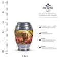 thumbnail image 2 of Tiger's Floral Small Urns For Human Ashes - Urns For Adult Male - Small Urn For Ashes Keepsake - Burial Urns For Cremated Remains (Size-3inch,4pcs), 2 of 5